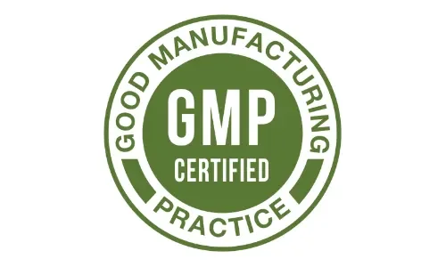 GMP-certified badge